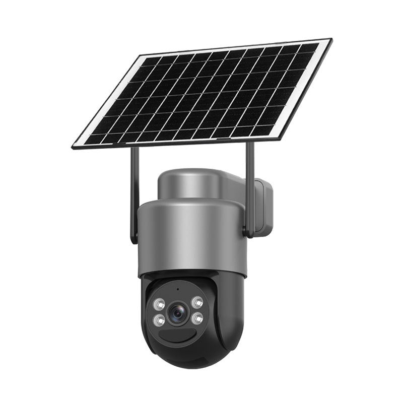 Solarbetriebene kabellose Überwachungskamera mit Alarm