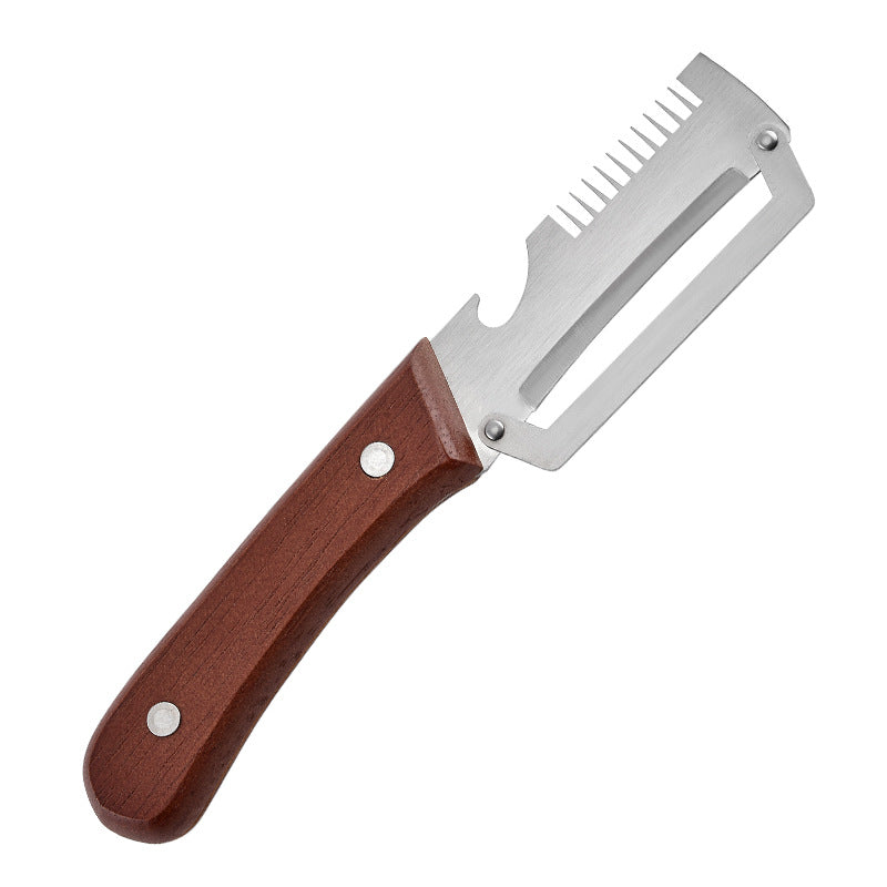 3-in-1 Küchenhelfer – Frühlingszwiebelschneider, Schäler, Flaschenöffner ⚙️✨