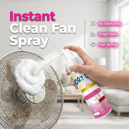 Ventilator-Reinigungsspray ohne Nachspülen - Aktivschaum & Kein Zerlegen | Alle Ventilatorarten