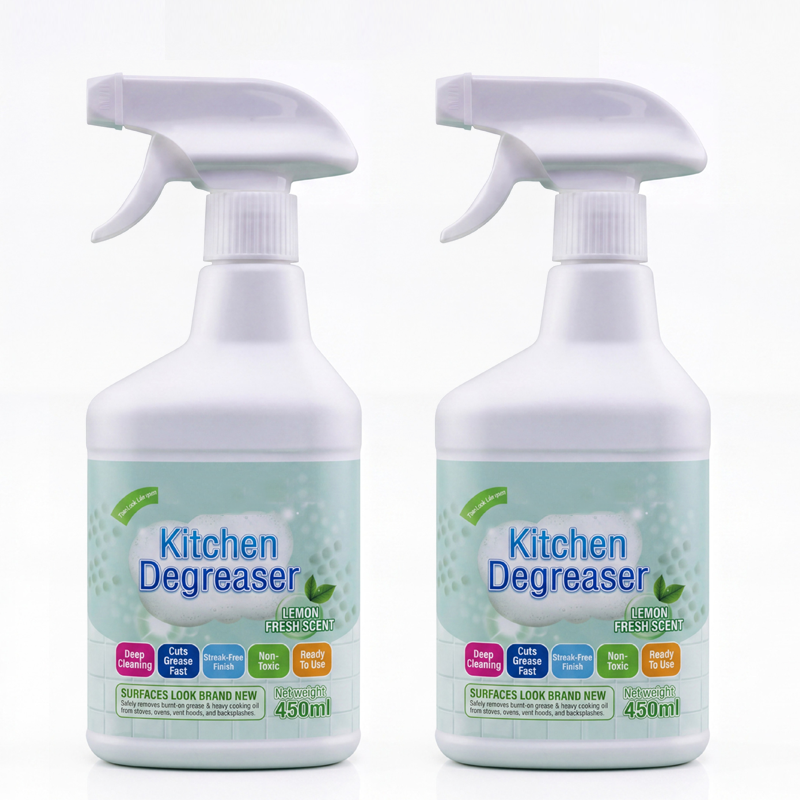 Hochwirksames Entfettungsspray für die Küche