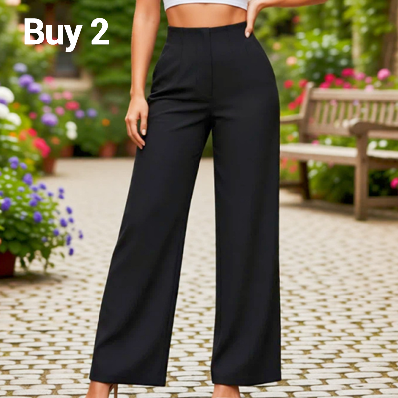 👖 50% Rabatt: Damen High-Waist Weite Hose | Elegant & Bequem für Büro & Alltag ✨