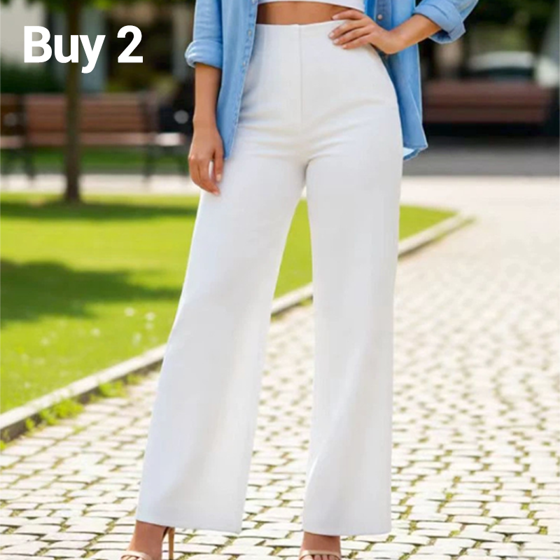 👖 50% Rabatt: Damen High-Waist Weite Hose | Elegant & Bequem für Büro & Alltag ✨