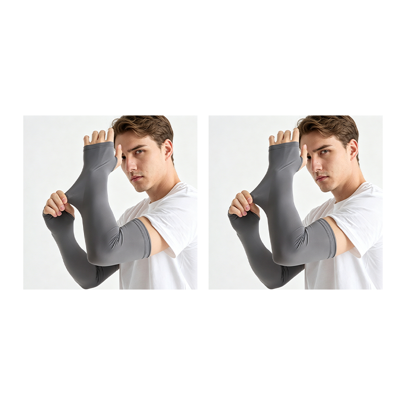 Kühlende, hochelastische Armstulpen für Herren