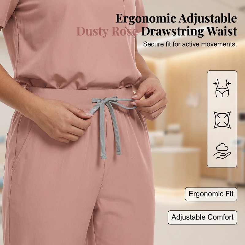 Bequemes und atmungsaktives Damen-Kasack-Set