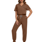 Bequemes und atmungsaktives Damen-Kasack-Set