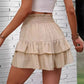 🌸NEU HOT SALE✨ Fließend & schmeichelhaft! 🌸 Stretch Waist Layered Short Skirt - ein Must-Have! 💃