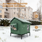 🐱🏠🔥 50% RABATT ⏰ Wasserdichtes Outdoor-Katzenhaus – erhöht, klappbar & wetterfest ✨ Perfekt für Garten, Balkon & Streuner