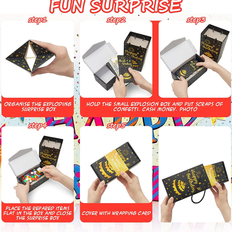 Überraschungs-Pop-up-Geschenkset