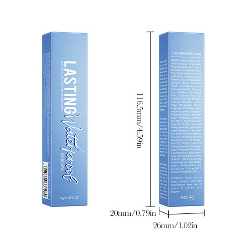 ✨2 zum Preis von 1✨24h langhaltende wasserfeste Mascara – Schnelltrocknend für gekräuselte, verlängerte Wimpern ohne Klumpen