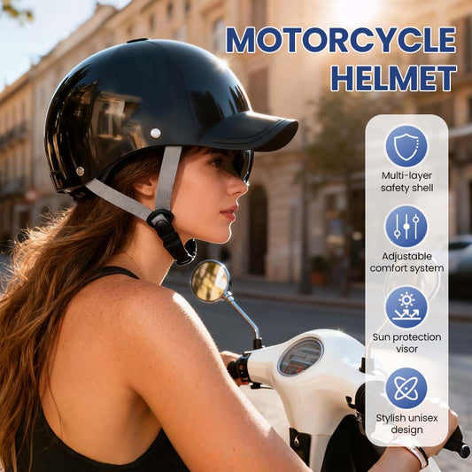 Unisex-Motorradhelm im Baseballkappen-Stil