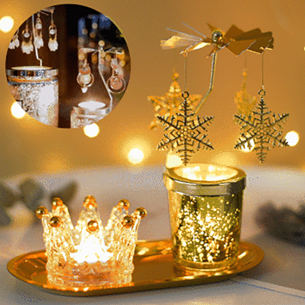 Drehbarer Duftkerzenhalter für Weihnachten