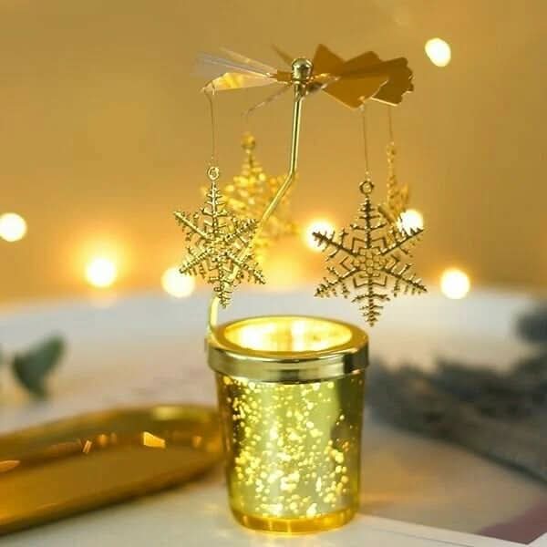 Drehbarer Duftkerzenhalter für Weihnachten