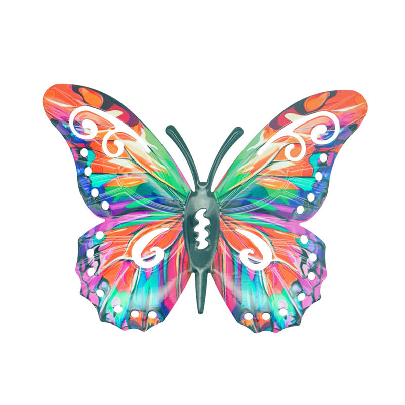 Metall-Schmetterling als Wanddekoration für den Außenbereich
