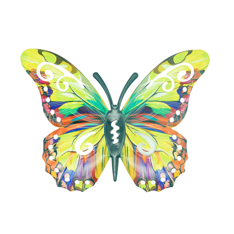 Metall-Schmetterling als Wanddekoration für den Außenbereich