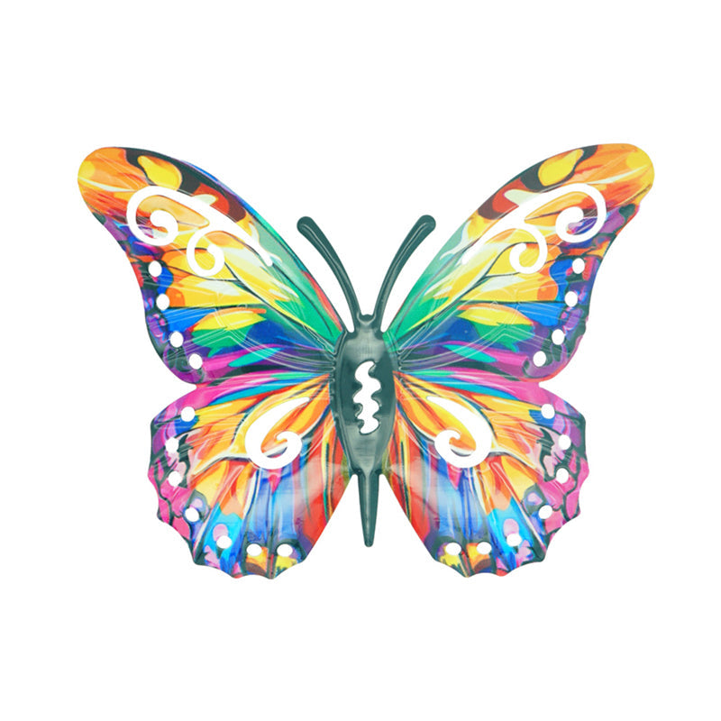 Metall-Schmetterling als Wanddekoration für den Außenbereich