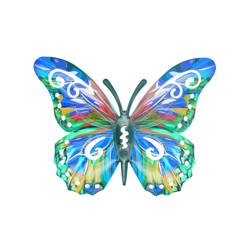 Metall-Schmetterling als Wanddekoration für den Außenbereich