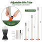 2-in-1 Gartenhacke und Rechen mit langem Stiel