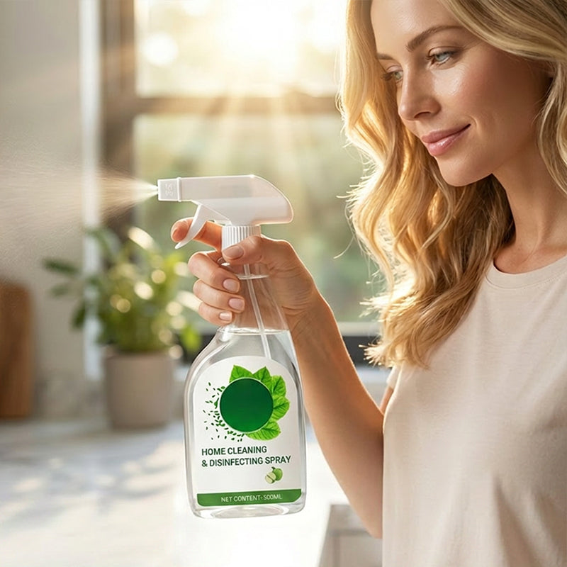 Pflanzliches Reinigungs- und Desinfektionsspray für Zuhause