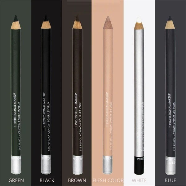 💗 3er Set Holz Eyeliner Stifte ✨ Wasserfester langanhaltender Augenstift in mehreren Farben für präzises Augen Make-up