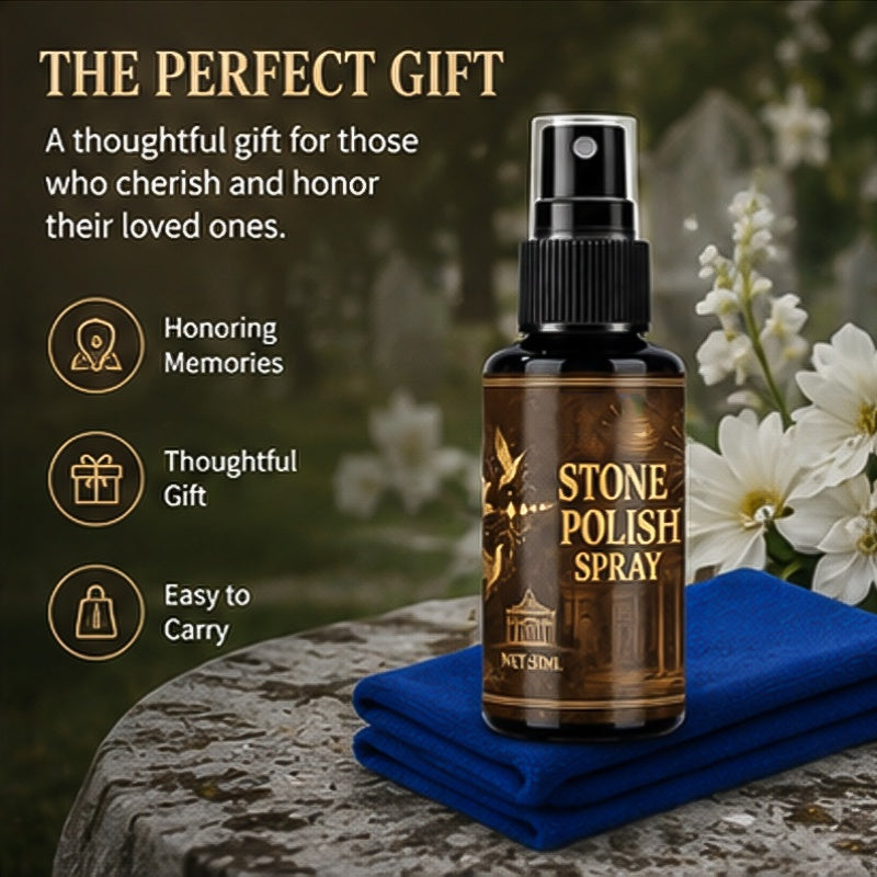 Tombstone Polierspray mit Handtuch