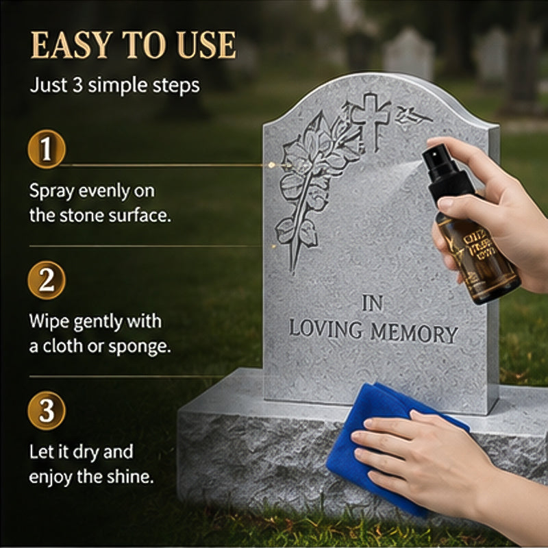 Tombstone Polierspray mit Handtuch