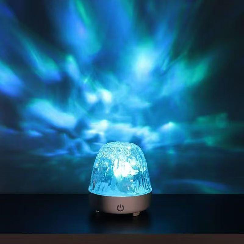 16-farbige LED-Wasserwellenlampe mit Fernbedienung