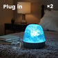 16-farbige LED-Wasserwellenlampe mit Fernbedienung
