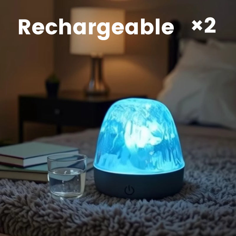 16-farbige LED-Wasserwellenlampe mit Fernbedienung
