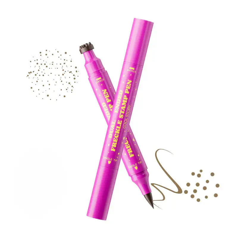 💗LETZTER TAG – 2 ZUM PREIS VON 1💗Wasserfester Sommersprossen-Stift: Stempel für künstliche Sommersprossen und Eyeliner mit feiner Spitze für realistische, langanhaltende Sommersprossen und müheloses Make-up – perfekt für den Alltag und Cosplay