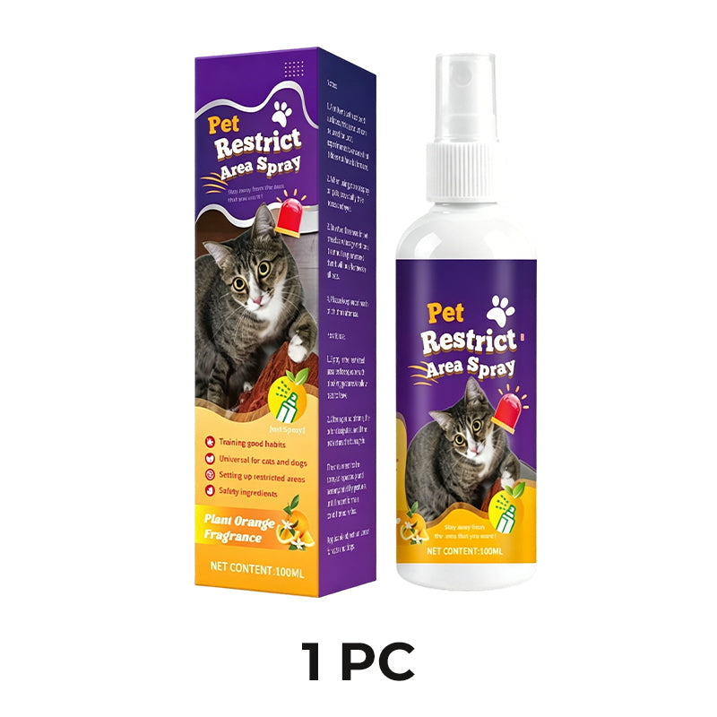 Haustier-Sperrbereich-Spray – Natürliches Katzen- und Hundeabwehrmittel
