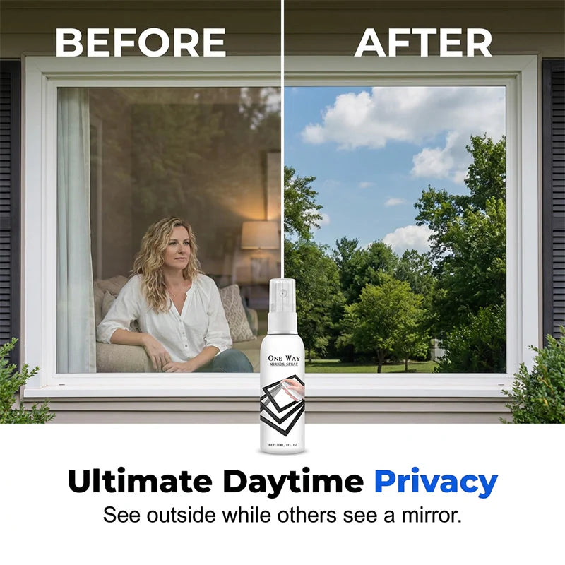 🔥 50% OFF🔥 Reflective Window Spray | One-Way Mirror Privacy Shield for Home & Car
