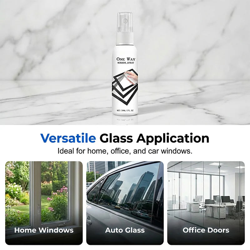 🔥 50% OFF🔥 Reflective Window Spray | One-Way Mirror Privacy Shield for Home & Car
