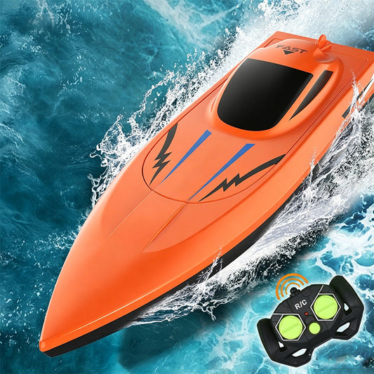 2.4-GHz-Hochgeschwindigkeits-RC-Boot mit zwei Motoren