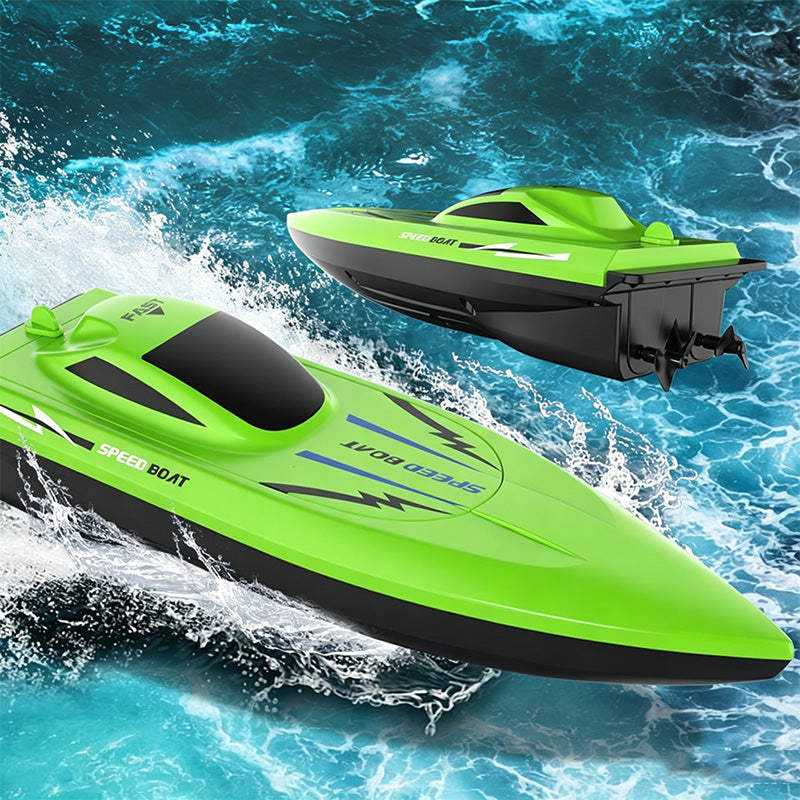 2.4-GHz-Hochgeschwindigkeits-RC-Boot mit zwei Motoren