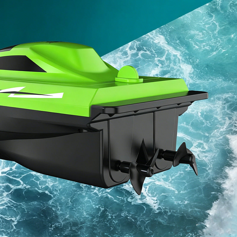 2.4-GHz-Hochgeschwindigkeits-RC-Boot mit zwei Motoren