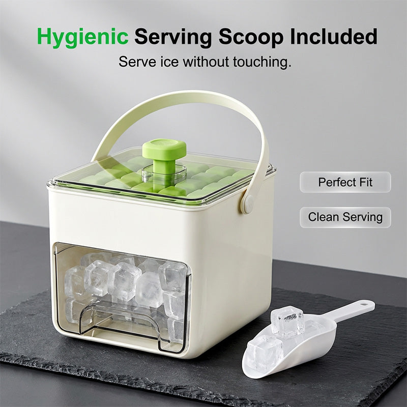 2-in-1 Eiswürfelform und Aufbewahrungsbox-Set