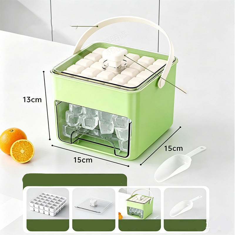 2-in-1 Eiswürfelform und Aufbewahrungsbox-Set