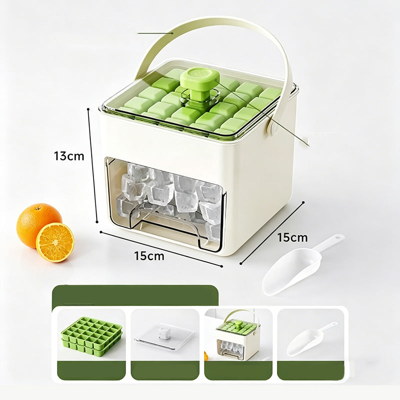 2-in-1 Eiswürfelform und Aufbewahrungsbox-Set