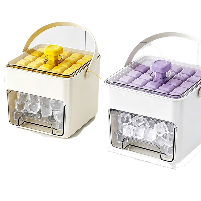 2-in-1 Eiswürfelform und Aufbewahrungsbox-Set