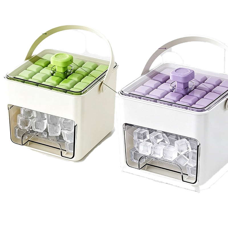 2-in-1 Eiswürfelform und Aufbewahrungsbox-Set