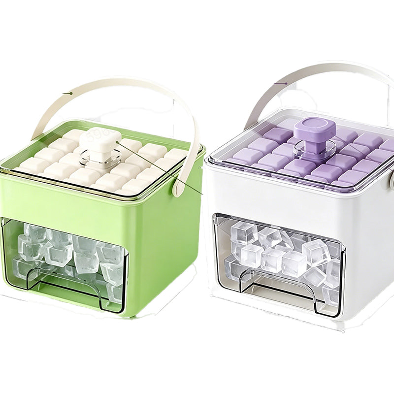 2-in-1 Eiswürfelform und Aufbewahrungsbox-Set