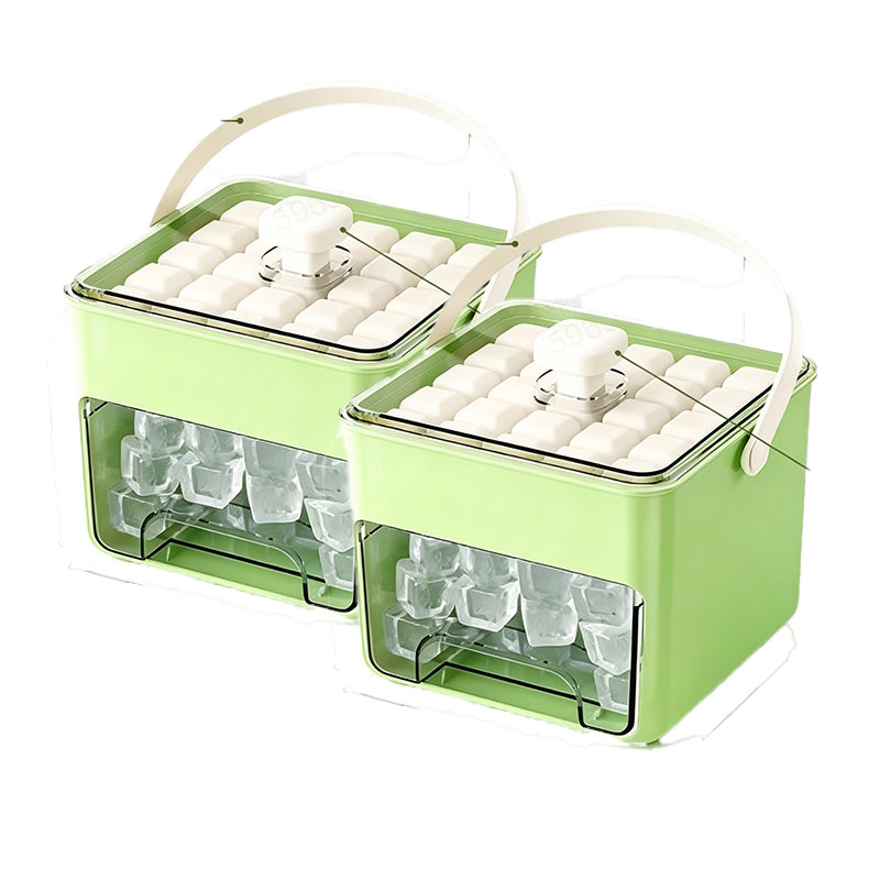 2-in-1 Eiswürfelform und Aufbewahrungsbox-Set