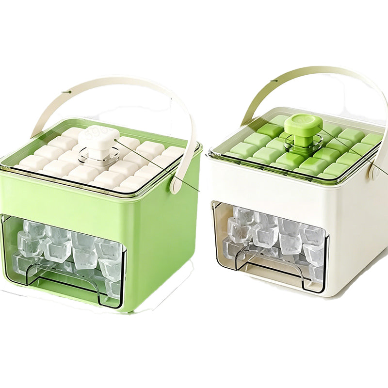 2-in-1 Eiswürfelform und Aufbewahrungsbox-Set
