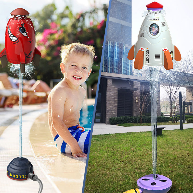 🥳HEISSER SALE 2026🥳💞50.000+ VERKAUFT!👵❤️ 50 % RABATT!  Lustiges Raketen-Wasserspritzspielzeug für draußen für Kinder