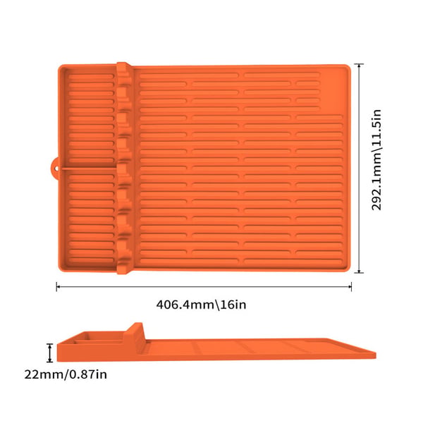 🌞Sommerschlussverkauf 50% RABATT🔥Silikon-Grillwerkzeugmatte mit Tropfschutz