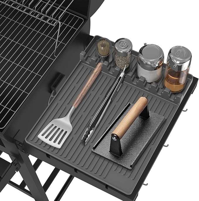 🌞Sommerschlussverkauf 50% RABATT🔥Silikon-Grillwerkzeugmatte mit Tropfschutz