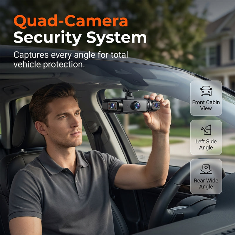 🔥56 % Rabatt 🚘🎥360°-Dashcam mit 1080P HD-Aufnahme – lückenlose Überwachung für Ihr Fahrzeug