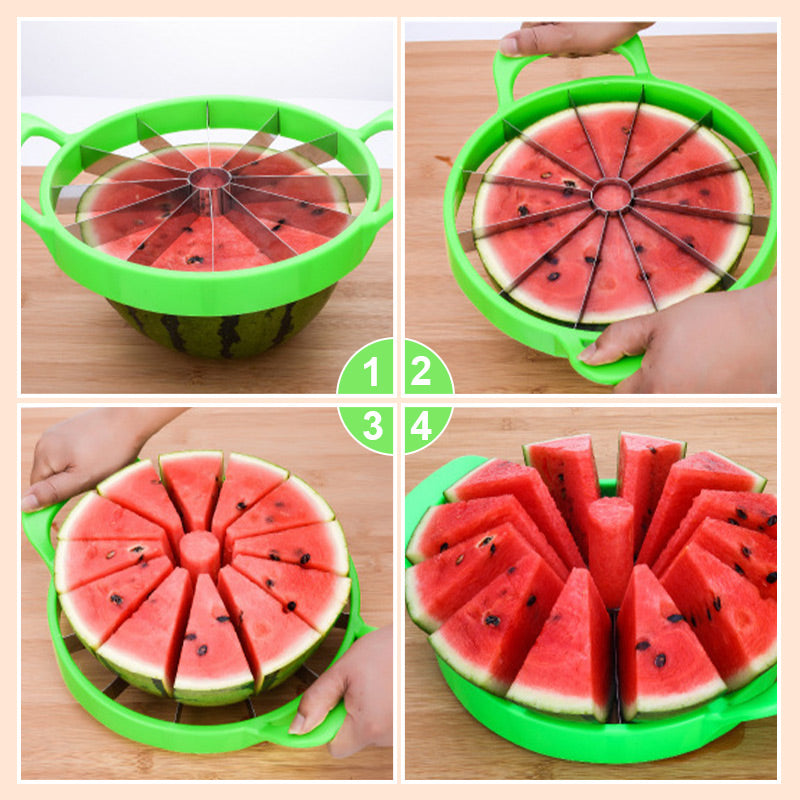 Vielseitiger, extra großer Melonenschneider