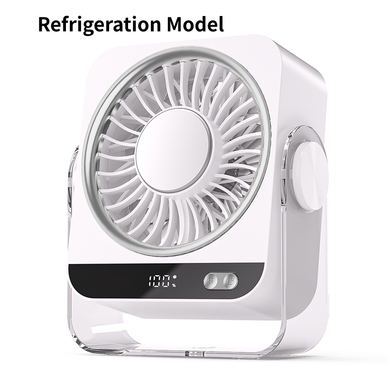 Tragbarer Tisch- und Wandventilator mit LED-Anzeige