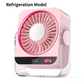 Tragbarer Tisch- und Wandventilator mit LED-Anzeige